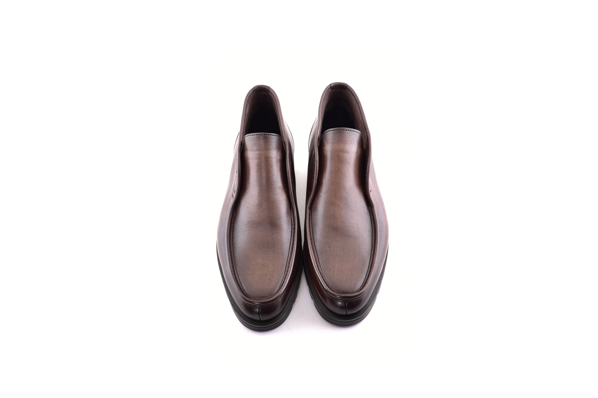 C186-7520 Shearling Lined Chukka Boot-Brown - Image 4