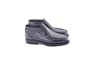 C187-7520 Shearling Lined Chukka Boot-Navy - Image 2
