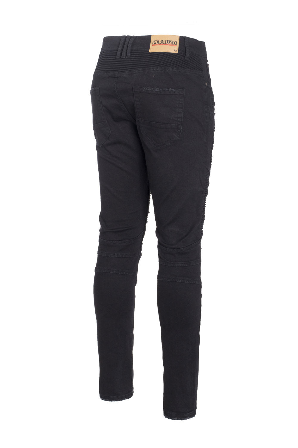 Moto Jeans in Distressed Black