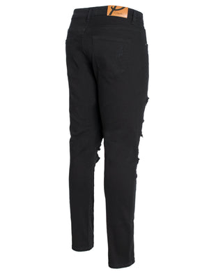 PX Denim Jean with Crystal Patchs