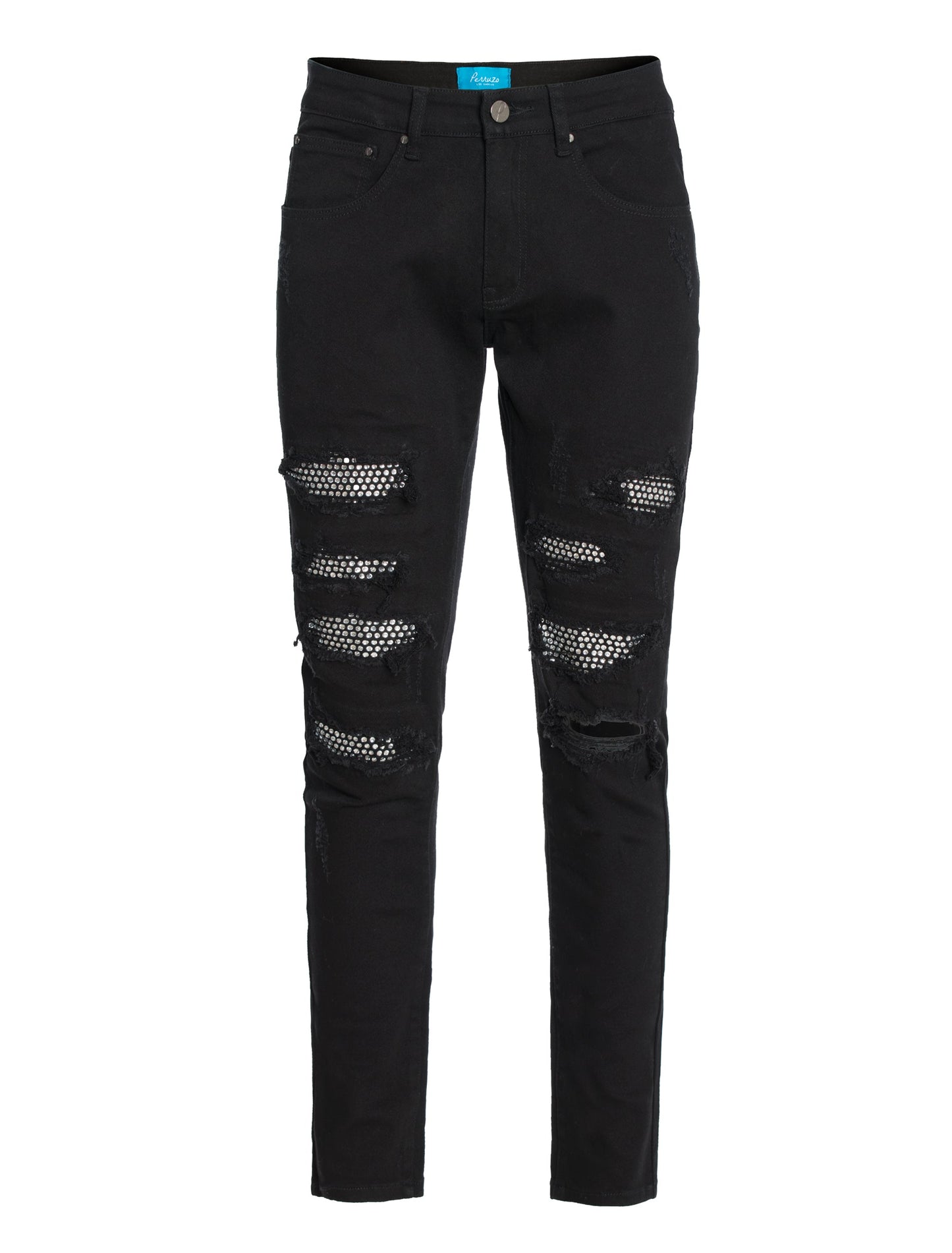 PX Denim Jean with Crystal Patchs