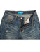 PX Jean with Quilted pleather patches in In Indigo