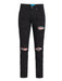 PX Denim, multicolor Quilted knee Patch