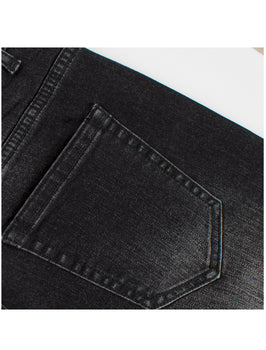 Tigger Motif on Skinny black denim