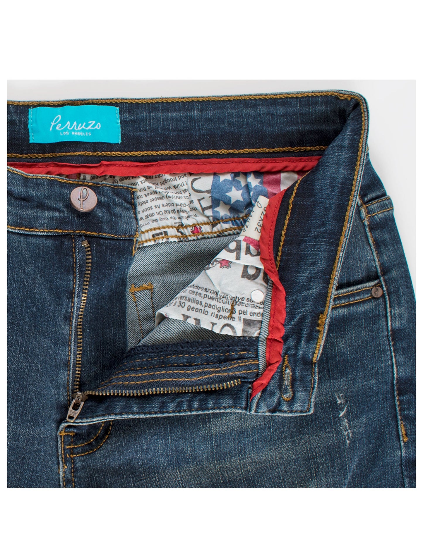 Tigger Motif on Skinny Blue denim