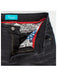 PX Jean with Python snake skin knee patch