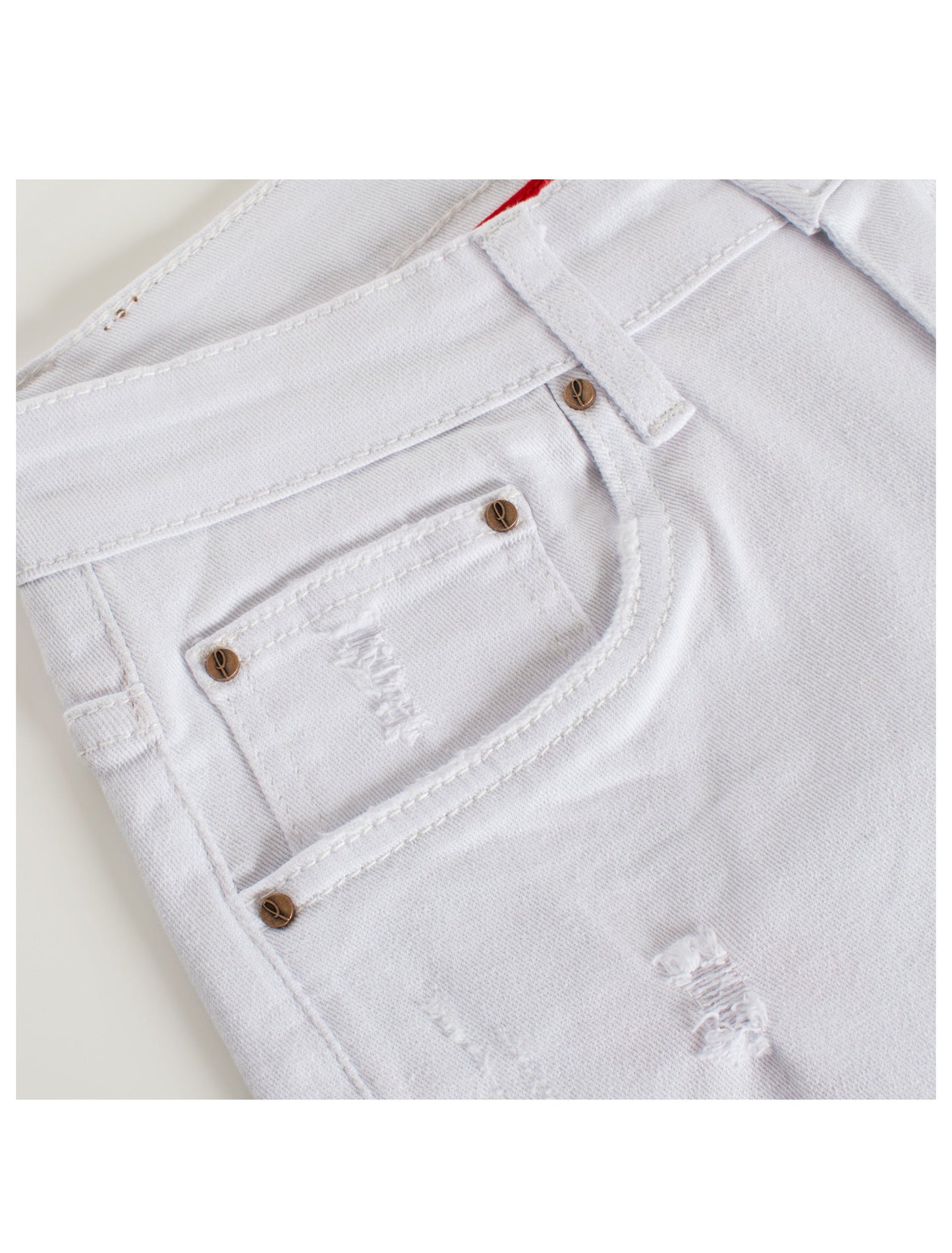 PX Jean with Python snake skin knee Patch