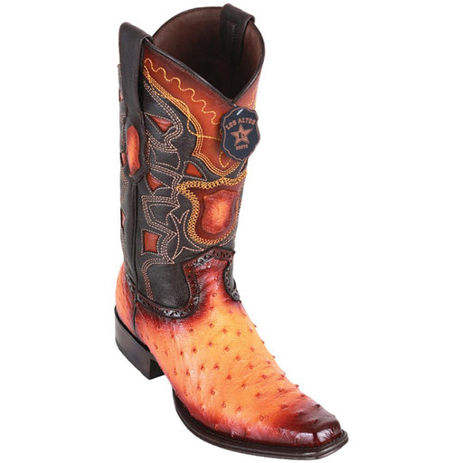 Buttercup Ostrich Boots - European Toe