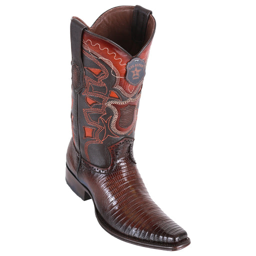 Lizard European Toe Boots - Faded Brown
