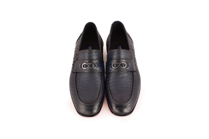 C0001114-7652 Python loafer-Navy - Image 4