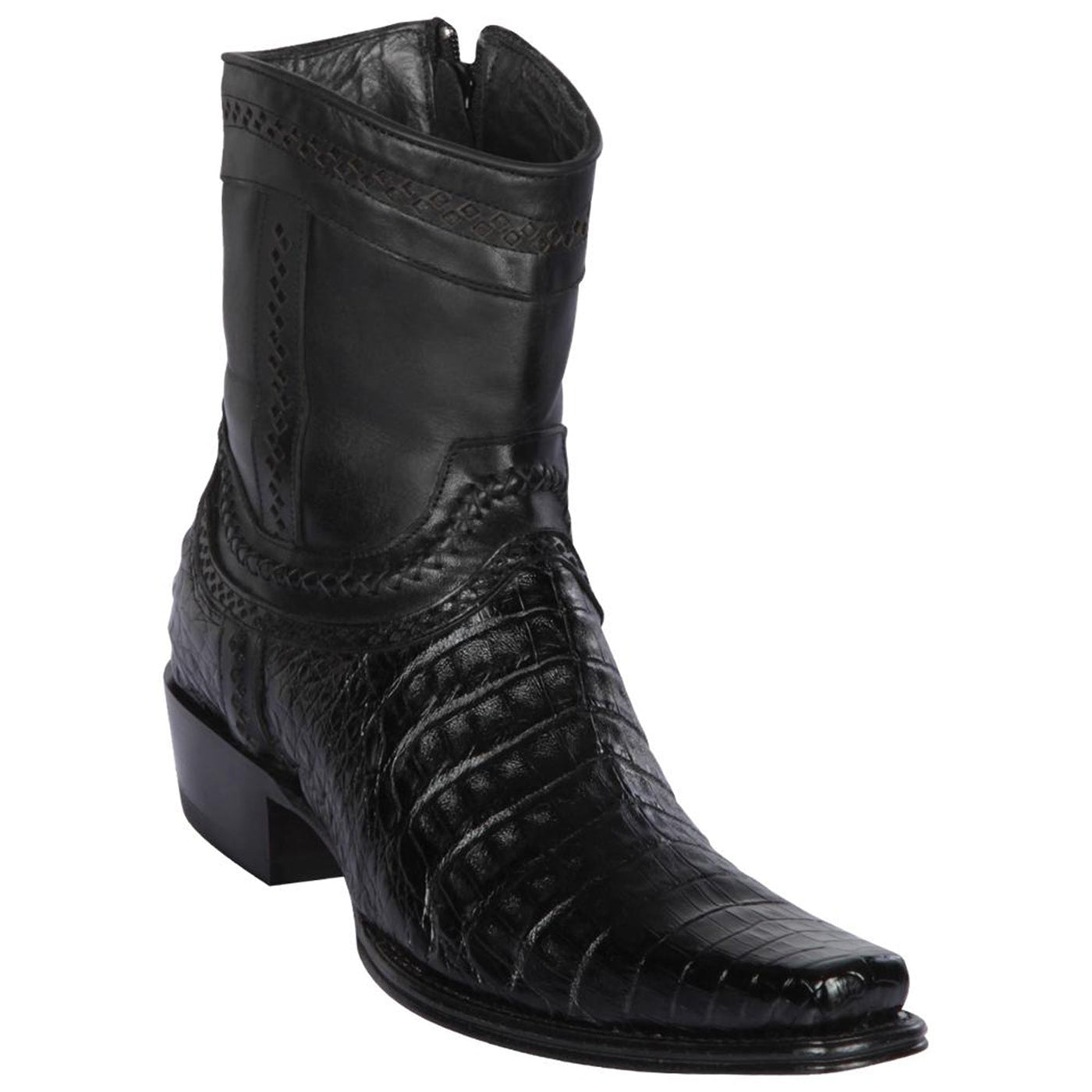 Caiman Belly Mens European Square Toe Boots main image 1