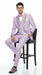 Men’s Lilac Suit with Silver Glitter Sequin Lapel – Lilac and Silver Formal Tuxedo Suit for Prom, Wedding  Lavender Tuxedo