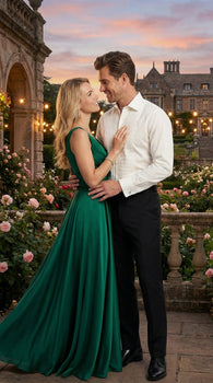 Men’s Ivory Cream Off White  Pleated Tuxedo Dress Shirt | French Cuff Formal Wedding Shirt