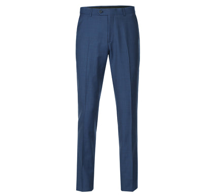 557-1 Men's 2-Piece Slim Fit Single Breasted Wool Suit - Image 7