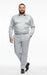 Men’s Silver Satin Dress Shirt and Pants Set – Luxury Slim Fit Outfit for Parties, Weddings, and Formal Events