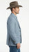 Mens Rugby Teal Baby Sky Western Blazer – Cowboy Style Casual Sport Coat for Men Classic Western Jacket in Light Blue Color