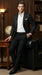 Men’s Black Pinstripe Blazer – Classic Tailored Formal Jacket for Business, Office and Evening Wear