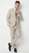 Big and Tall Men’s Gray Suit Separates with 2 Button Jacket and Matching Pants, Formal Dress Suit