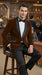 Men’s Brown Camel Bronze Velvet Tuxedo Jacket, Shawl Lapel Wedding Prom Dinner Blazer - Blazer Sportcoat