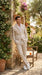 Mens Tan Beige Safari Military Walking Suit Set – Casual Two Piece Outfit Lightweight Summer Blazer and Pants Set Classic Casual Wear