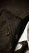 Men’s Black Pinstripe Blazer with White Pants 1920s Gangster Mob Boss Style Suit – Double Breasted Vintage Formal Jacket, Classic Party Costume Wear
