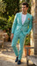 Men’s Turquoise 2 Piece Suit with Jacket and Pants, Formal Wedding Suit for Prom, Parties, Summer Events, and Special Occasions