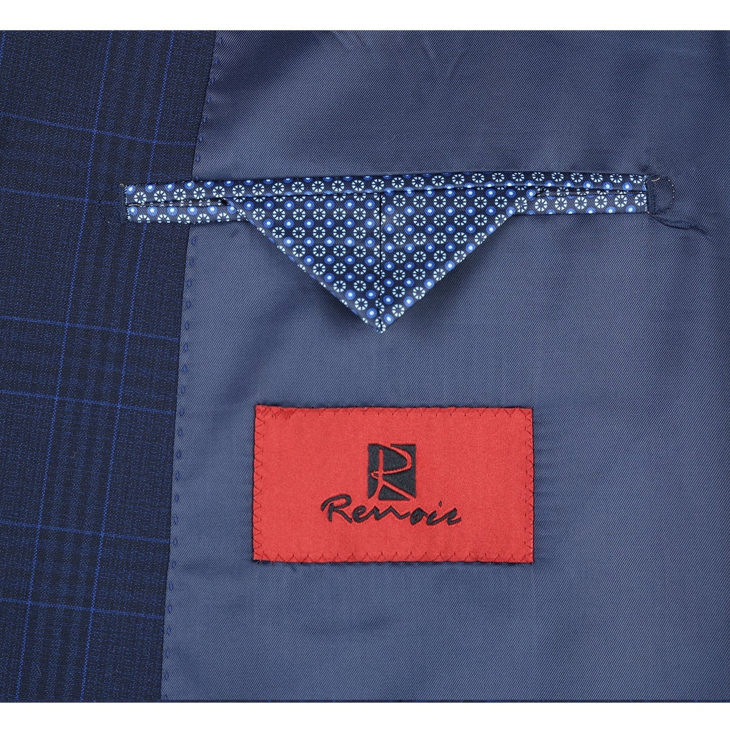 293-26 Men's Classic Fit Checked Suits - Image 7