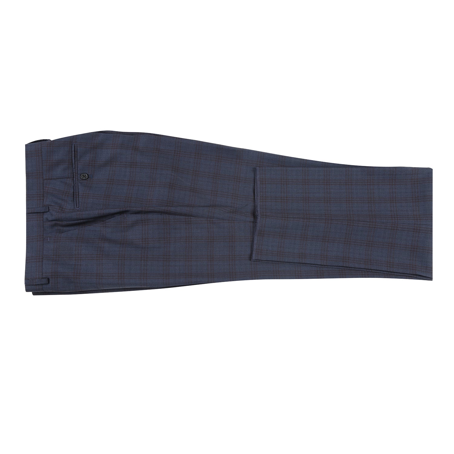 566-3 Men's Classic Fit Wool Suits - Image 7