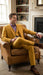 Men’s Mustard Yellow Three Piece Suit | 2 Button Notch Lapel Modern Fit in Gold Color - Church Suit