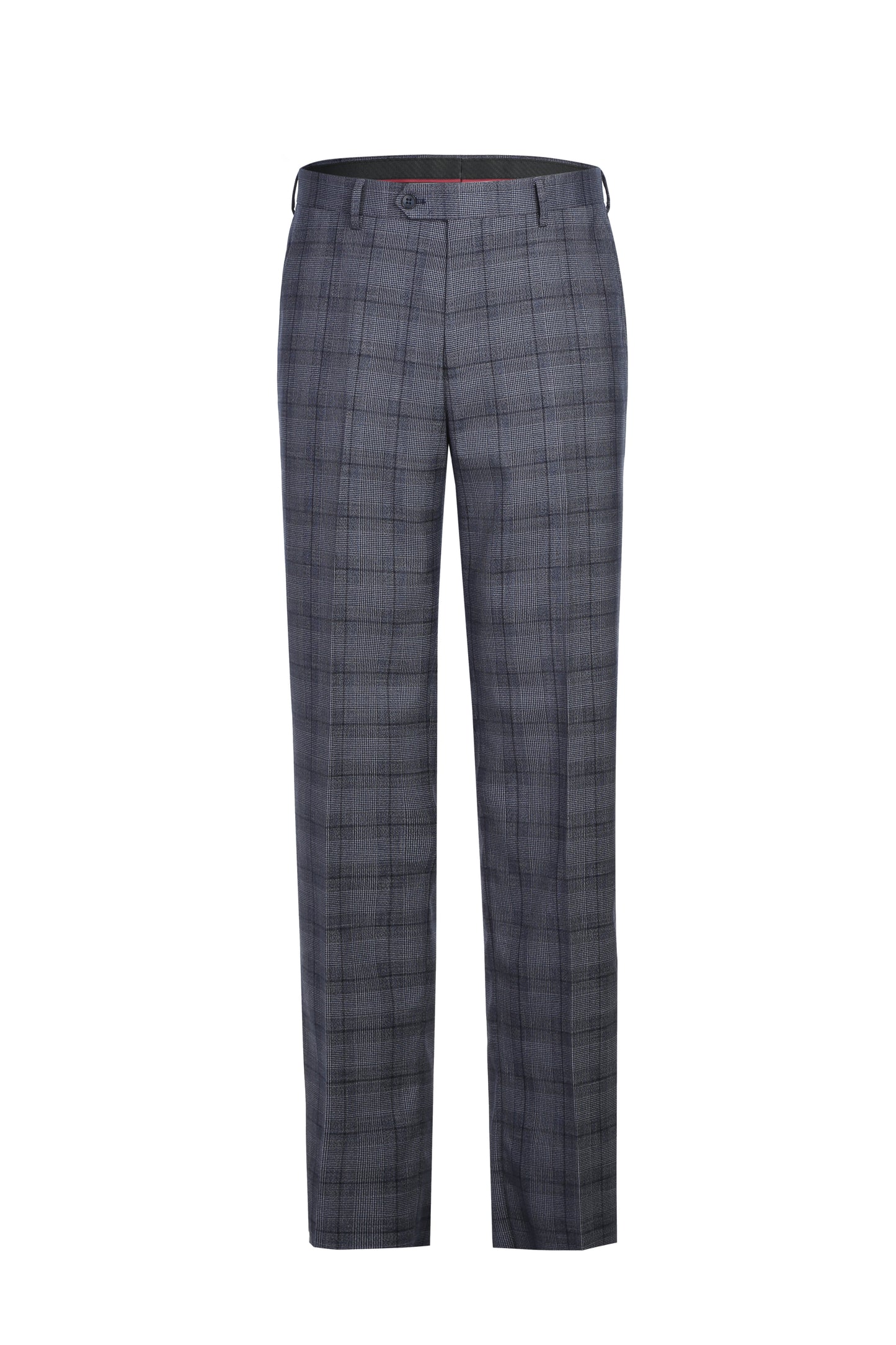 293-30 Men's Classic Fit Checked Suits - Image 7