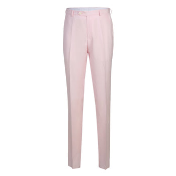 611-4 Men's New Slim Fit Checked Linen Suits - Image 7
