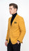 Men’s Mustard Gold Blazer, Fashion Sport Coat Wedding Party Church Dress Jacket