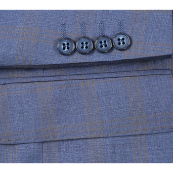 566-2 Men's New Slim Fit Wool Suits - Image 6