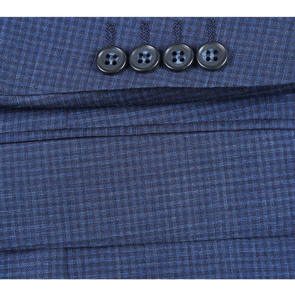 564-4 Men's Slim Fit Wool Suit - Image 7