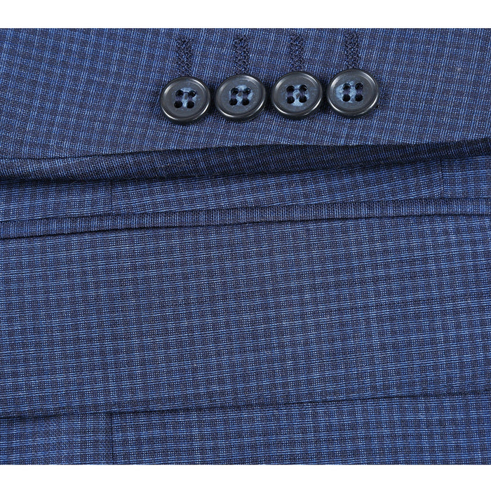 564-4 Men's Slim Fit Wool Suit - Image 7
