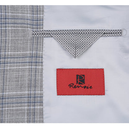 293-23 Men's Classic Fit Checked Suits - Image 7