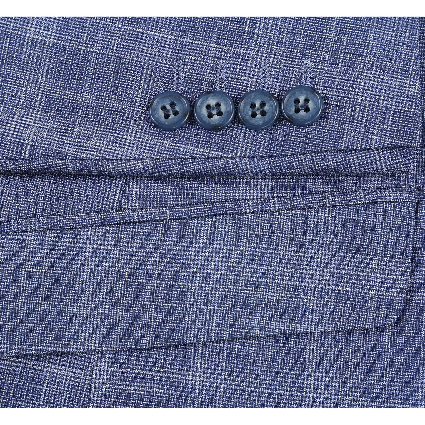 Renoi Designer Suit 293-24 Men's Slim Fit Checked Suits