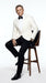 Men’s James Bond Style Ivory Dinner Jacket, White Tuxedo Blazer for Wedding, Prom and Black Tie Events