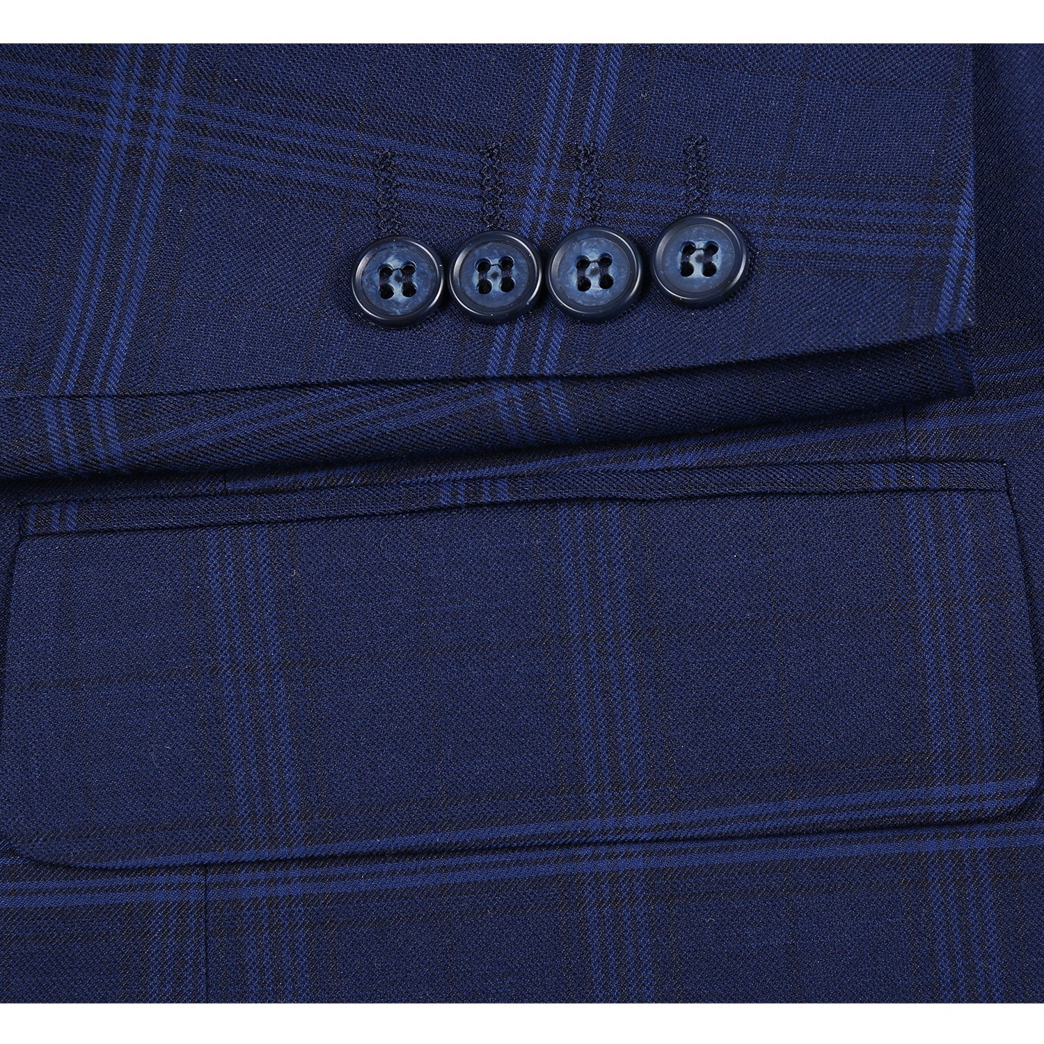 293-41 Men's Classic Fit Suits - Image 7