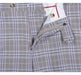 292-7 Men's Slim Fit 2-Piece Single Breasted Check Dress Suit