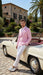 Men’s Light Pink Double Breasted Blazer – Sport Jacket Coat