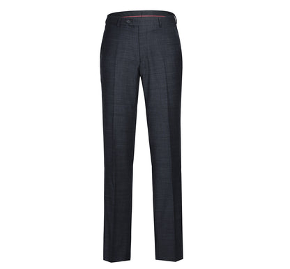 558-2 Men's Two Piece Slim Fit Wool Blend Suit - Image 7