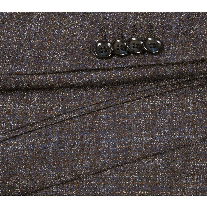 563-8 Men's Slim Fit Wool Blend Stretch Suits