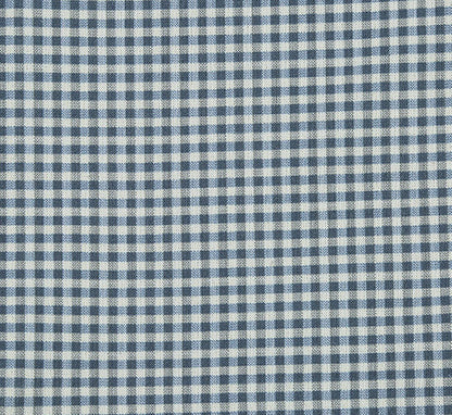 Half Canvas Slim Fit Blazer in Sage Blue Check - Image 8