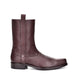 Cuadra Men's Soft Deer Leather Urban Short Dress Boot - Black & Chocolate