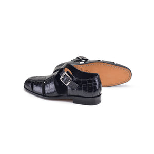 P00030- 8092 Close toe sandal- Black