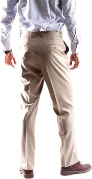 Mens Extra Long For Tall Man Vested 3 Piece Suit in Color Beige Two Buttons Modern Fit
