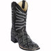 Pirarucu Fish Grey Square Toe Boots