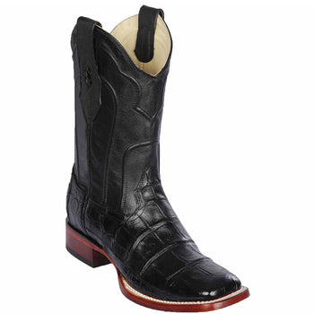 Black Alligator Boots