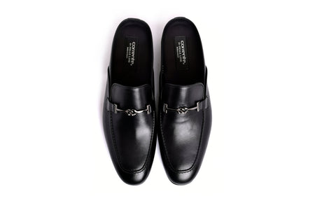 C163-8248 Black Mule (Slip-On)